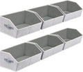 Homsorout 6 Packs Closet Organizers Bins