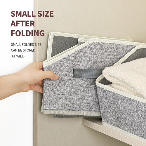 Homsorout 6 Packs Closet Organizers Bins